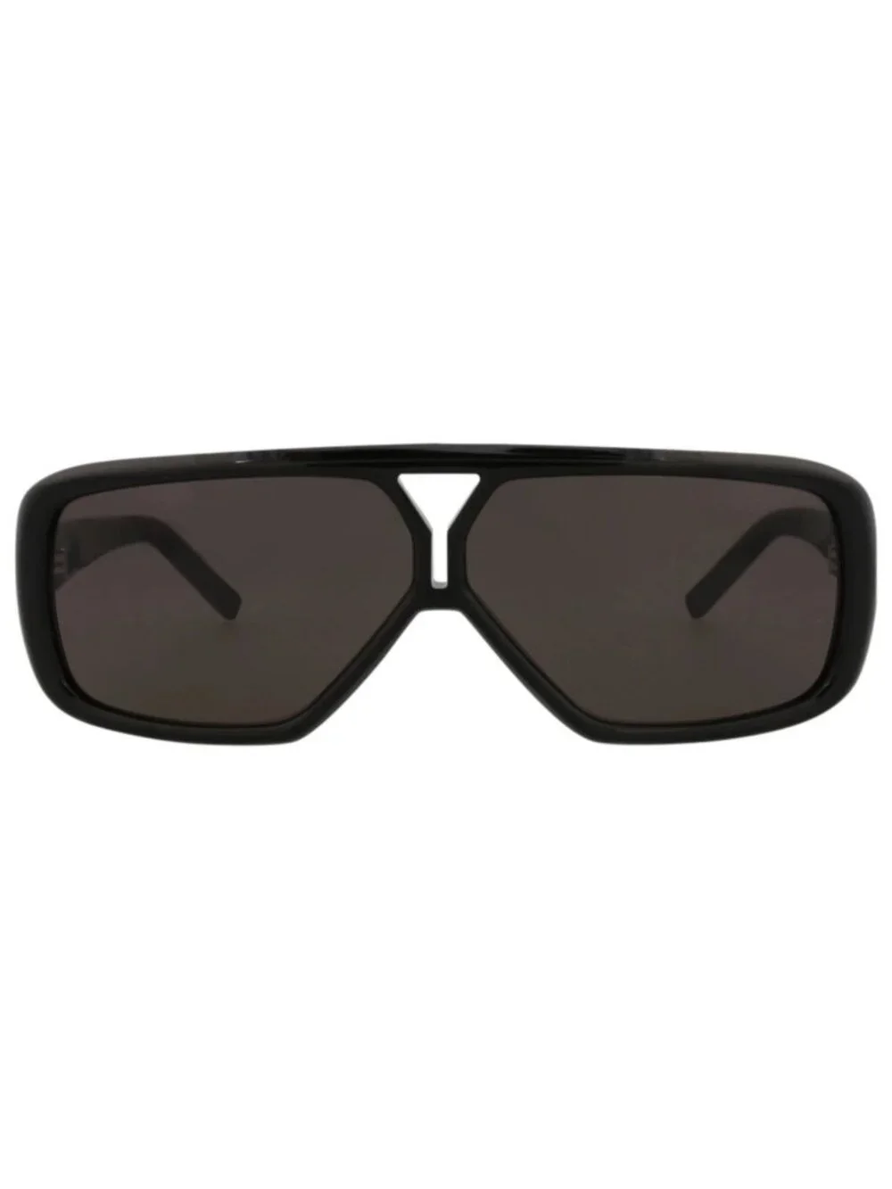 New Saint Laurent Women's Sunglasses Aviator Acetate Frame Black Black Black